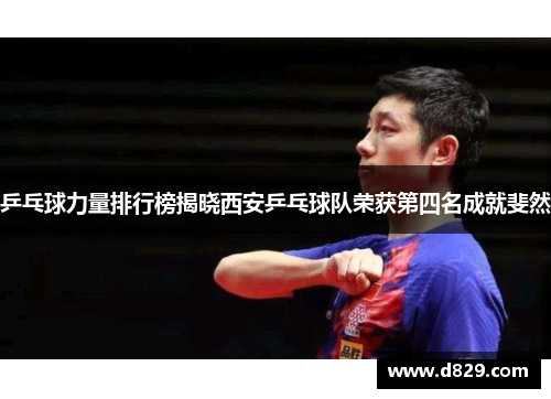 乒乓球力量排行榜揭晓西安乒乓球队荣获第四名成就斐然